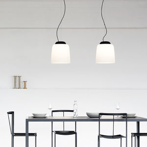 pendant lamp / contemporary / metal / glass
