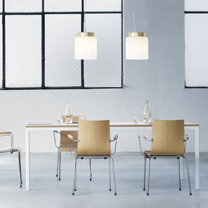 pendant lamp / contemporary / metal / glass
