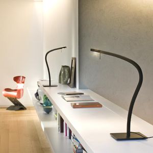 table lamp / contemporary / painted aluminum / PMMA