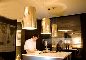 pendant lamp / contemporary / glass / blown glass