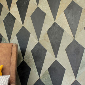 indoor tile / wall / slate / geometric pattern