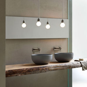 countertop washbasin / round / ceramic / contemporary