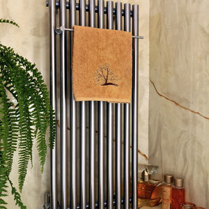 hot water towel radiator / aluminum / contemporary / vertical
