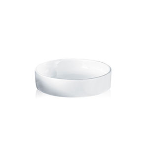 countertop washbasin / round / ceramic / contemporary