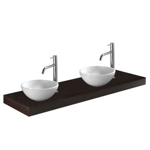 countertop washbasin / round / ceramic / contemporary