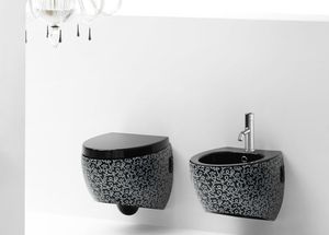 wall-hung bidet / ceramic