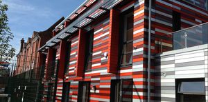aluminum cladding / reflective / strip / multi-color