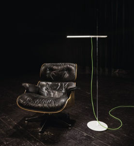 floor-standing lamp / contemporary / aluminum / steel