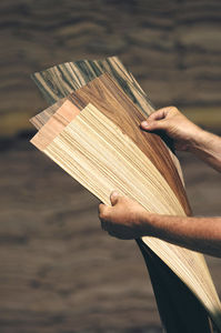 wooden veneer
