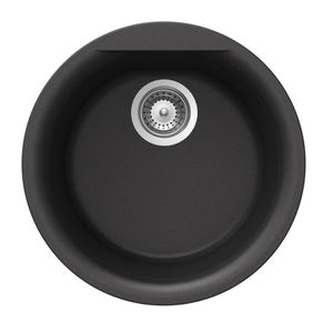 single-bowl kitchen sink / composite / round
