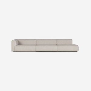 modular sofa / contemporary / fabric / 3-seater