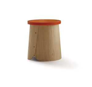 contemporary stool / chestnut