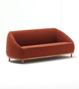 contemporary sofa / fabric / 2-seater / beige
