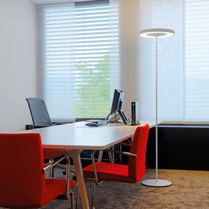 floor-standing lamp / contemporary / aluminum / steel