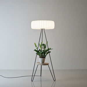 floor-standing lamp / contemporary / steel / polymer