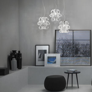 contemporary chandelier / glass / incandescent
