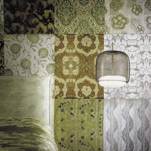 pendant lamp / contemporary / blown glass / incandescent