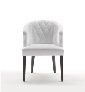 contemporary armchair / fabric / bridge