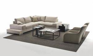 modular sofa / contemporary / fabric / 3-seater