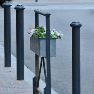 protective barrier / fixed / metal / for public spaces