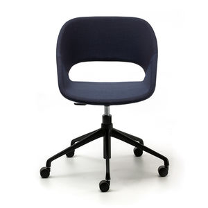 contemporary office chair / fabric / ash / aluminum