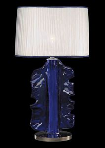 table lamp / classic / in textile / Murano glass