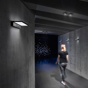 contemporary wall light / aluminum / glass / LED