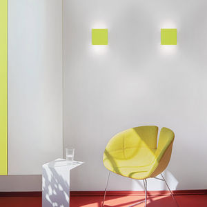 contemporary wall light / aluminum / polycarbonate / acrylic glass