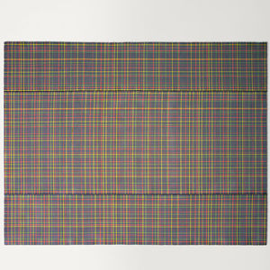 contemporary rug / plaid / fabric / rectangular