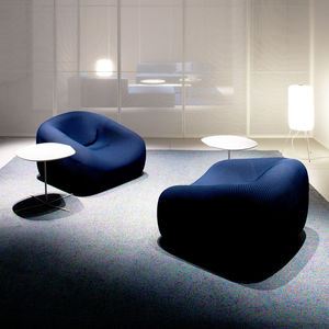 contemporary armchair / fabric / polyester / garden