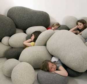 sofa cushion / for chairs / floor / round