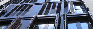 folding shutters / aluminum / window