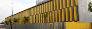 steel solar shading / for facades / orientable
