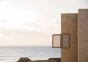 swing shutters / wooden / window