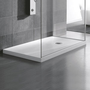 rectangular shower base / acrylic / extra-flat / flush