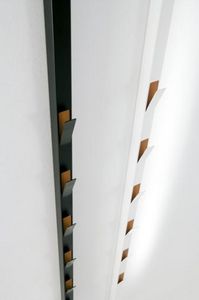 wall-mounted coat rack / contemporary / steel