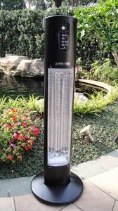 floor-standing infrared patio heater / electric