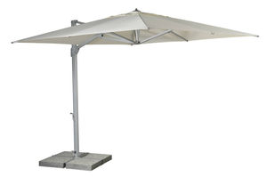 offset patio umbrella / commercial / fabric / aluminum