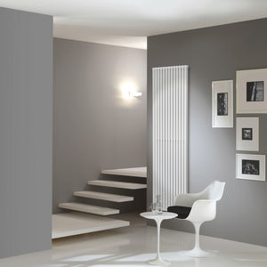 hot water radiator / metal / contemporary / vertical