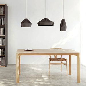 contemporary table / beech / rectangular