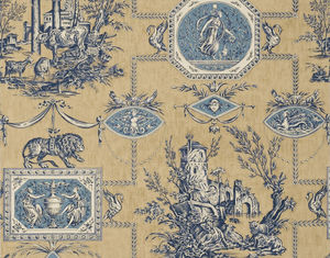 traditional wallpaper / patterned / scenic