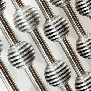 hot water radiator / stainless steel / original design / vertical