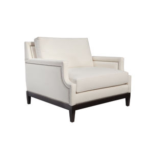 traditional armchair / fabric
