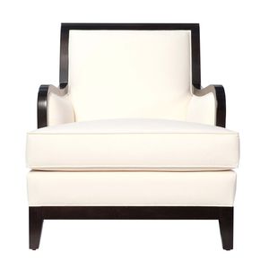 traditional armchair / fabric