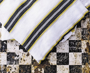 curtain fabric / striped / linen / Jacquard