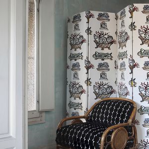 upholstery fabric / scenic pattern / polyester fiber / microfiber