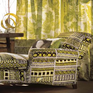 upholstery fabric / for curtains / nature pattern / floral pattern