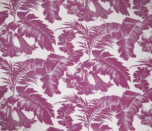 curtain fabric / floral pattern / linen / viscose