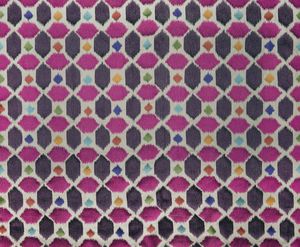 curtain fabric / geometric pattern / cotton / residential