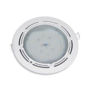 recessed light fixture / LED / round / aluminum